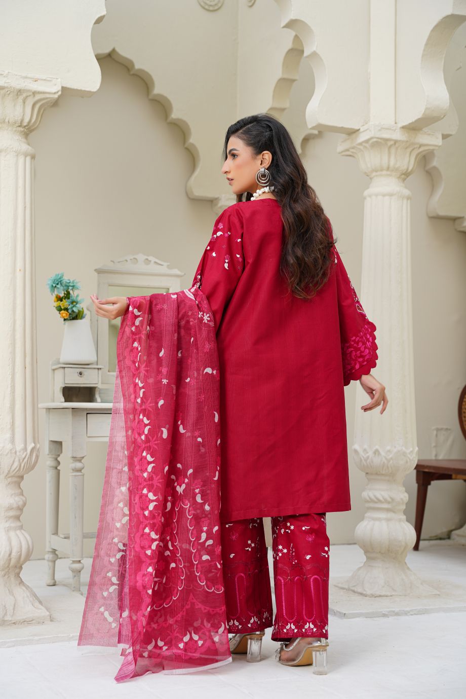 Best Selling - 3 PC Embroidered Suit