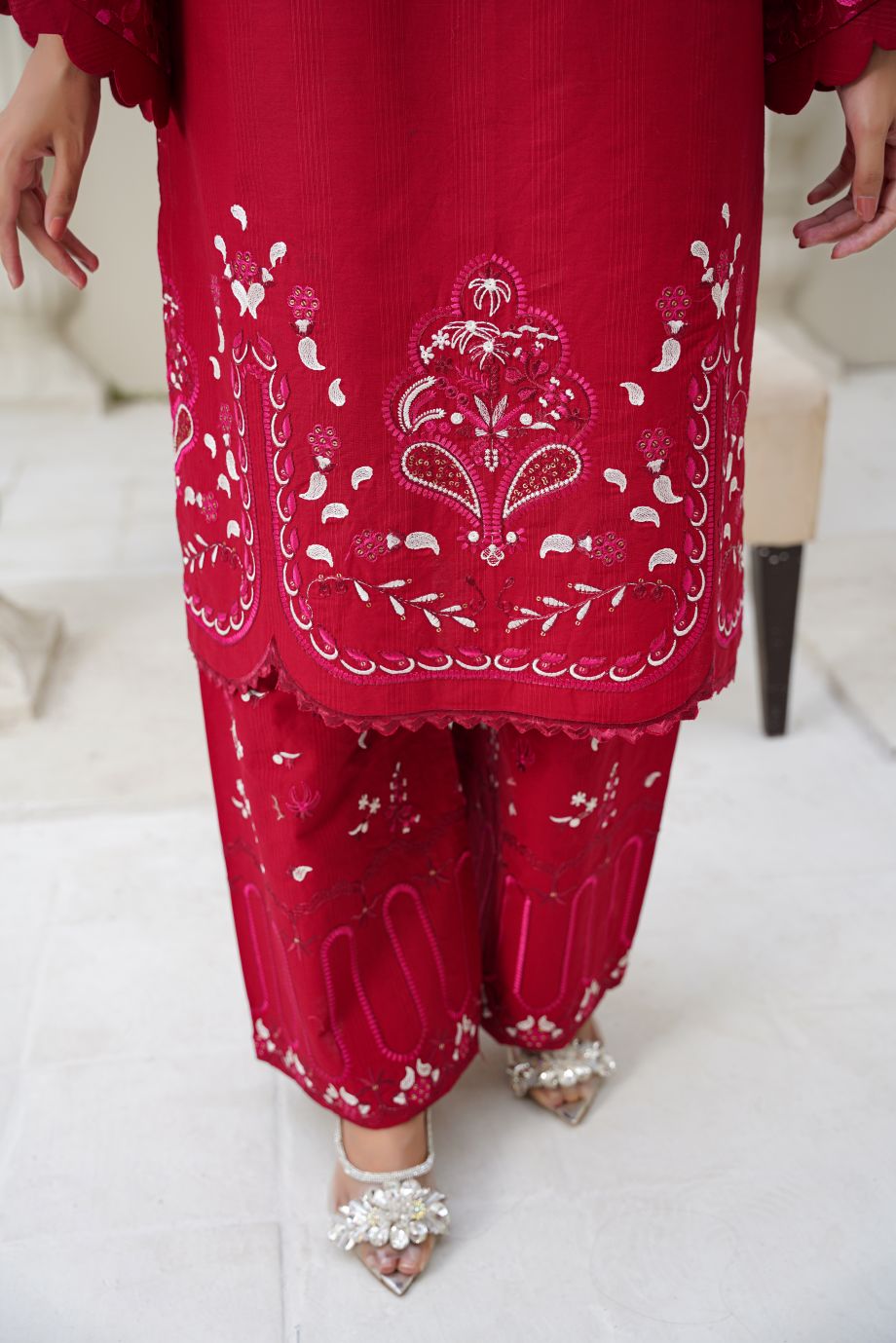 Best Selling - 3 PC Embroidered Suit