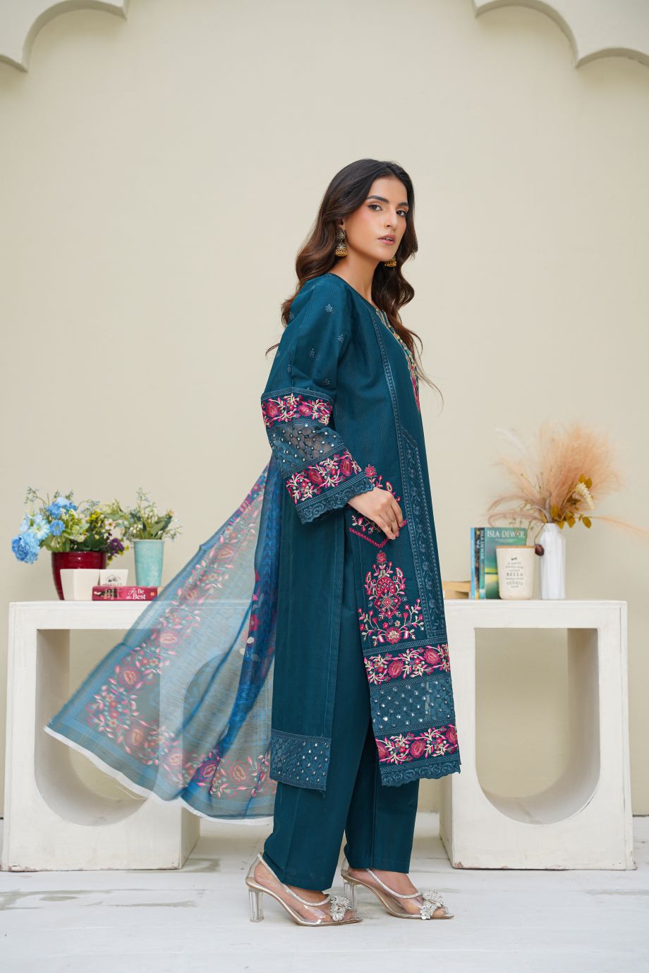 Best Selling - 3 PC Embroidered Suit