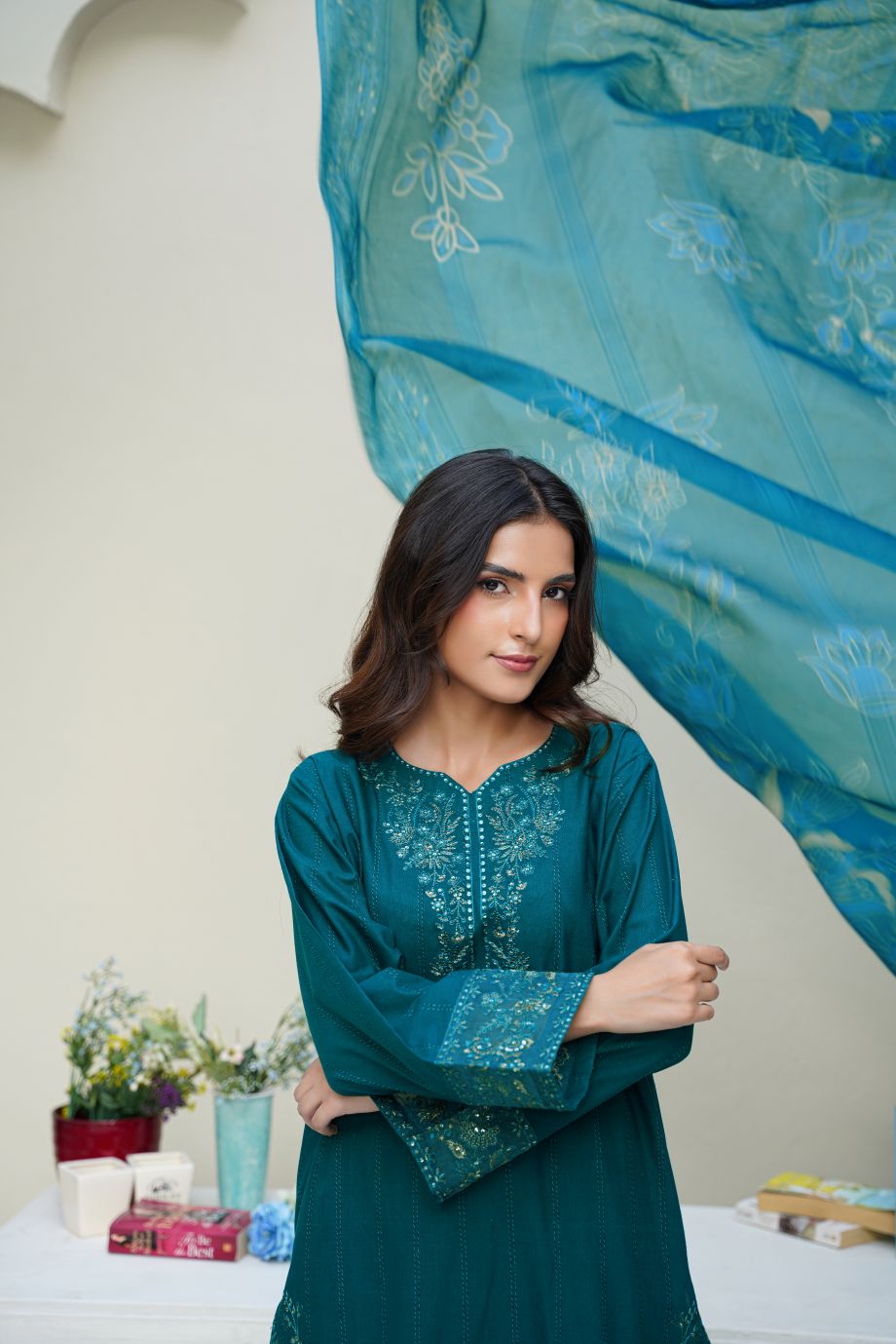 Best Selling - 3 PC Embroidered Suit