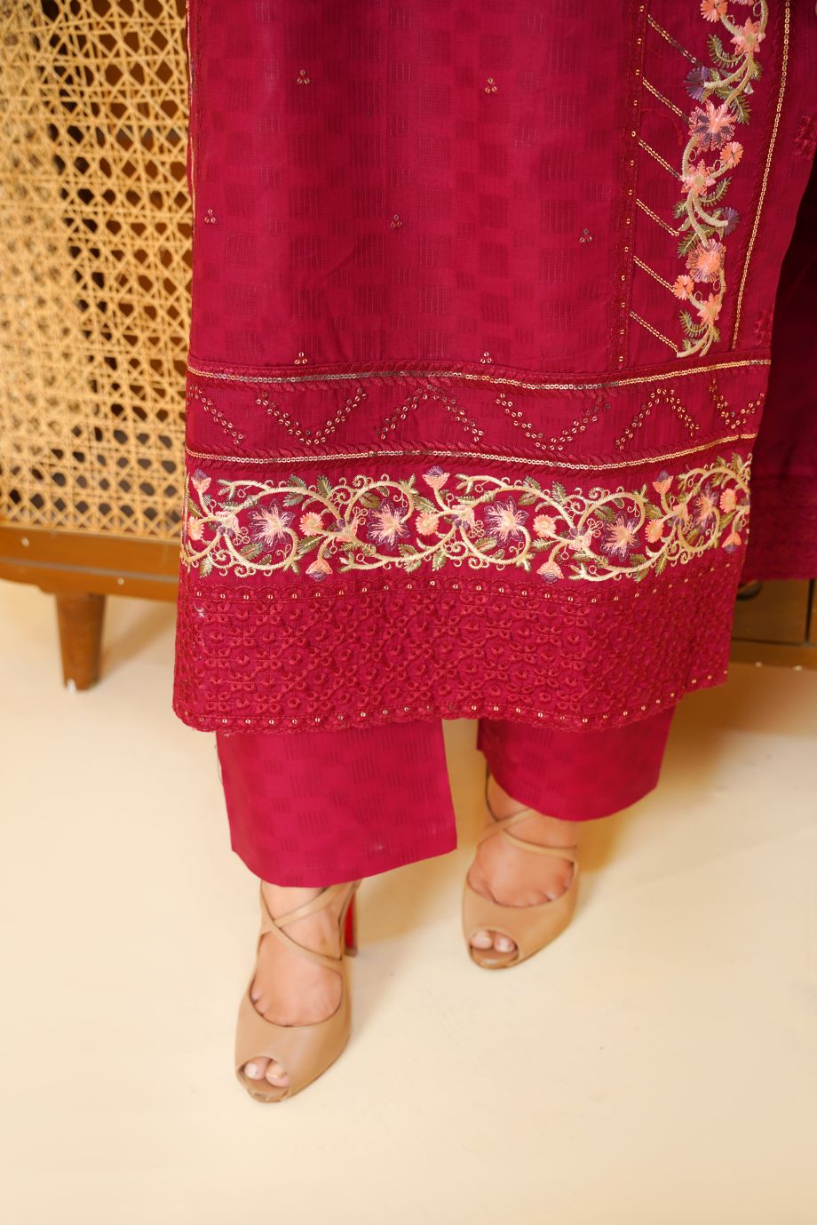 Best Selling - 3 PC Embroidered Suit