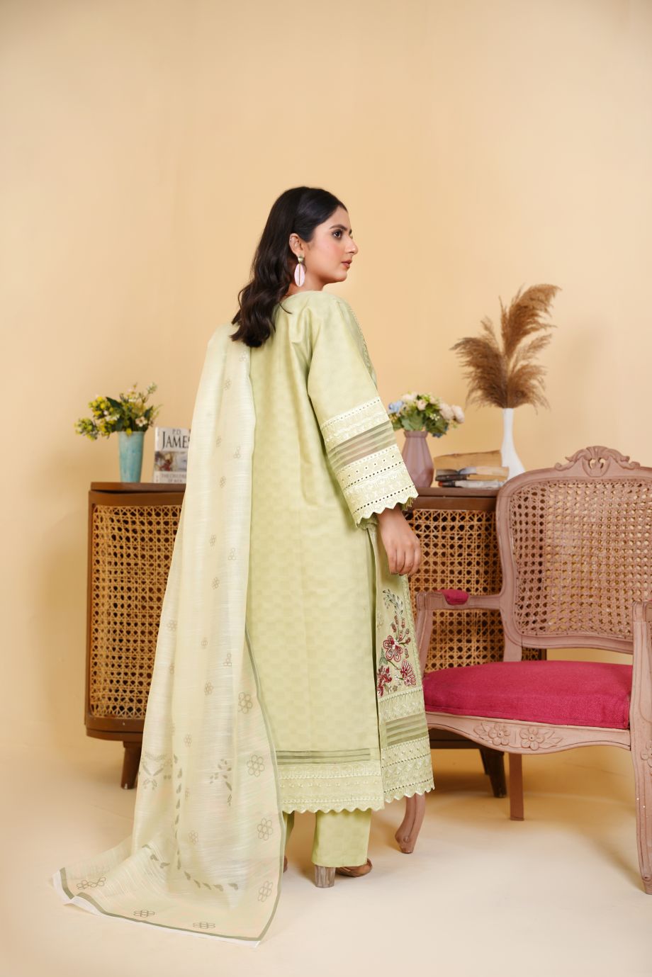 Best Selling - 3 PC Embroidered Suit