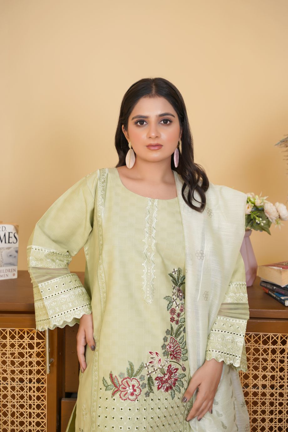 Best Selling - 3 PC Embroidered Suit