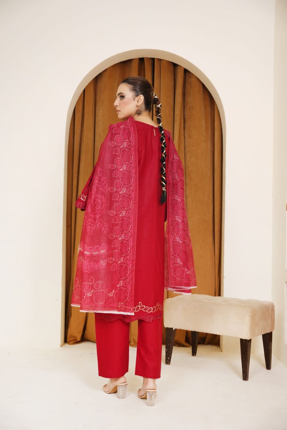 Best Selling - 3 PC Embroidered Suit