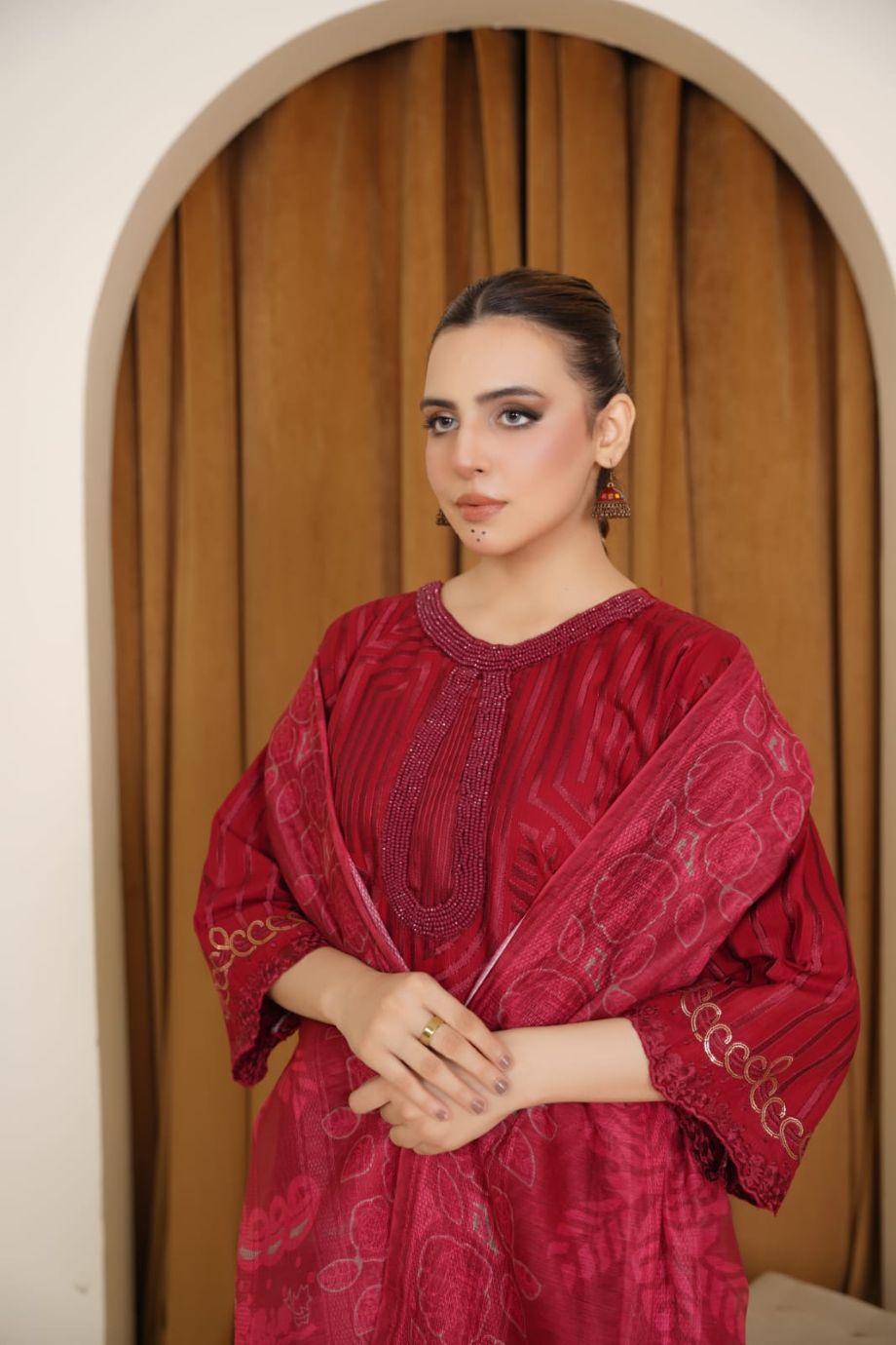 Best Selling - 3 PC Embroidered Suit