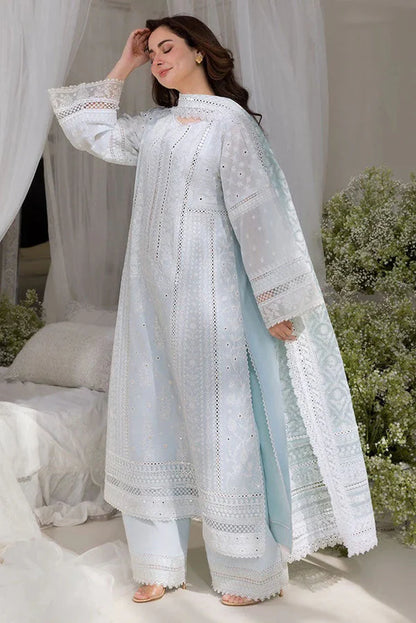 Sobia Nazir Lawn-3PC Embroidered Shirt with Digital Printed Chiffon Dupatta-4774