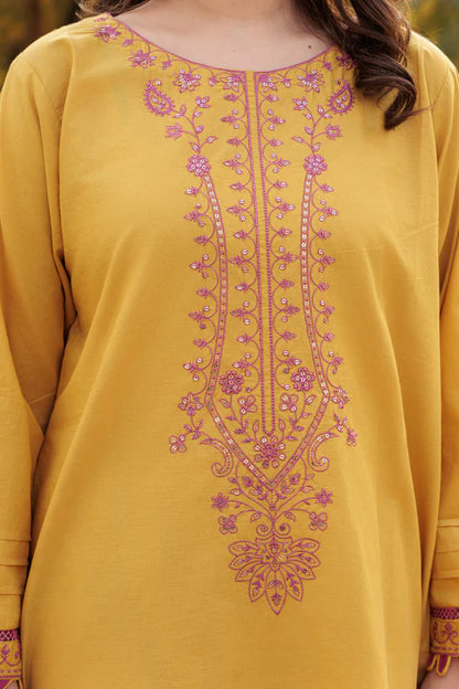 WANYA Embroidered 3PC Lawn Dress