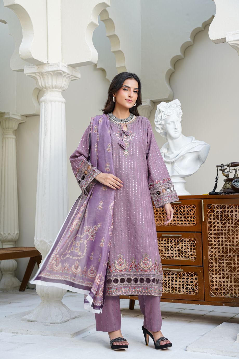 Best Selling - 3 PC Embroidered Suit