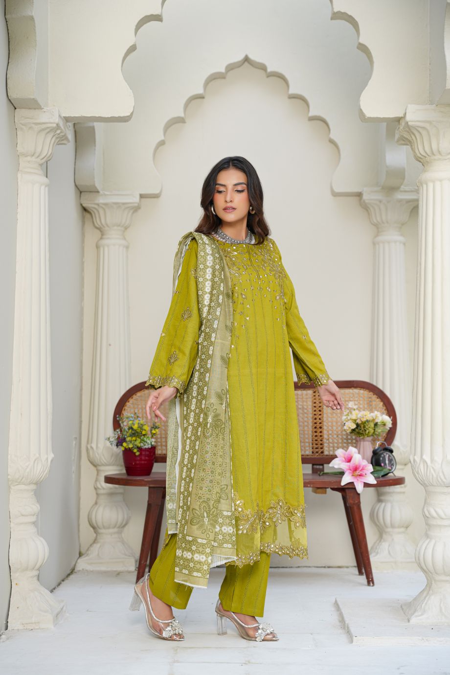 Best Selling - 3 PC Embroidered Suit