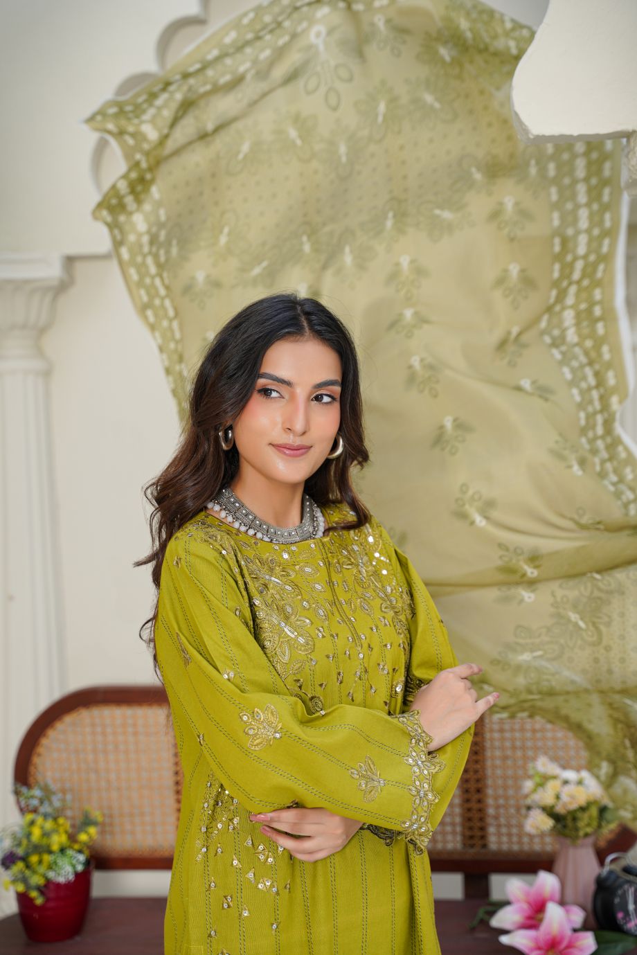 Best Selling - 3 PC Embroidered Suit