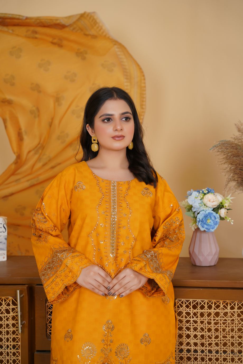 Best Selling - 3 PC Embroidered Suit