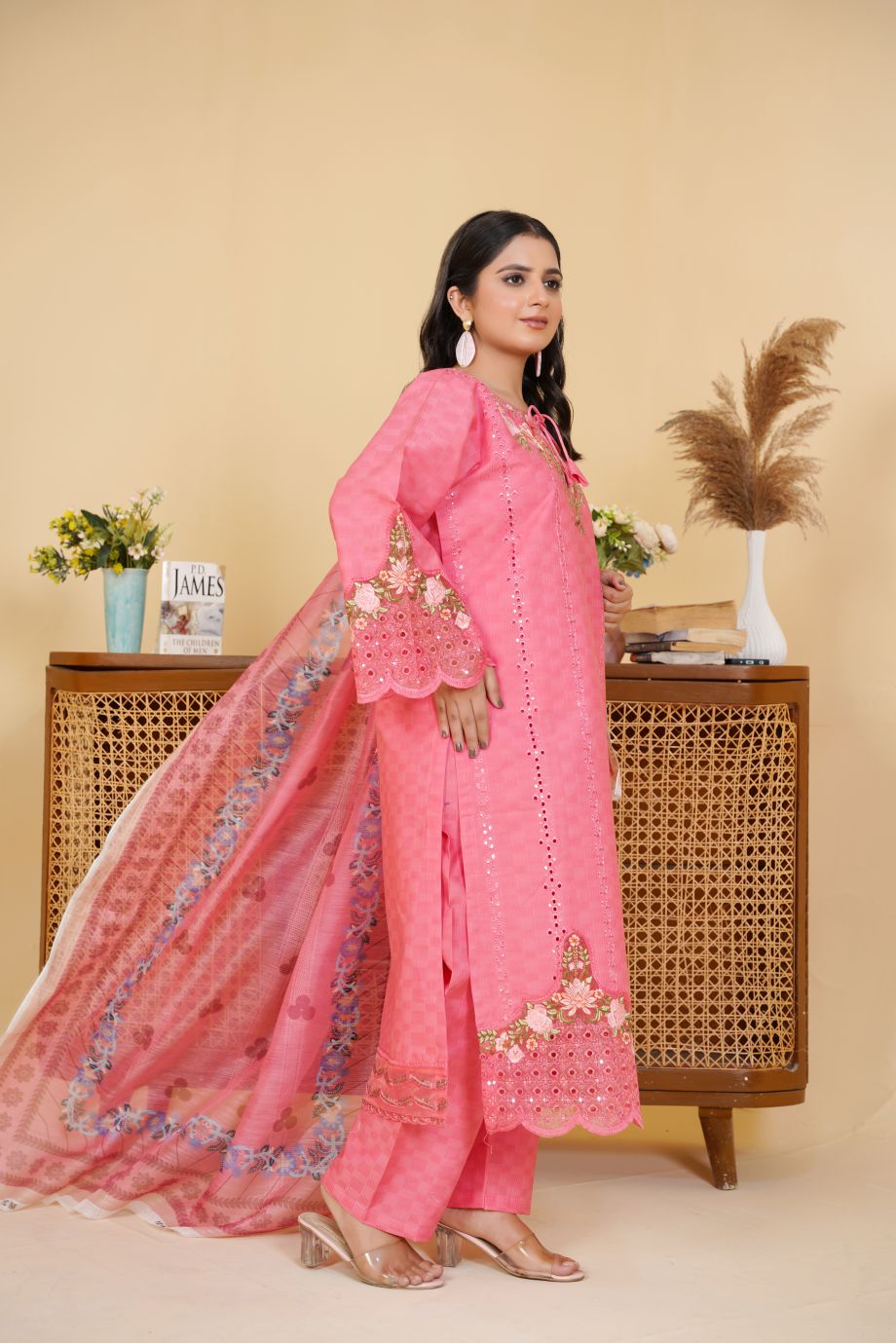 Best Selling - 3 PC Embroidered Suit