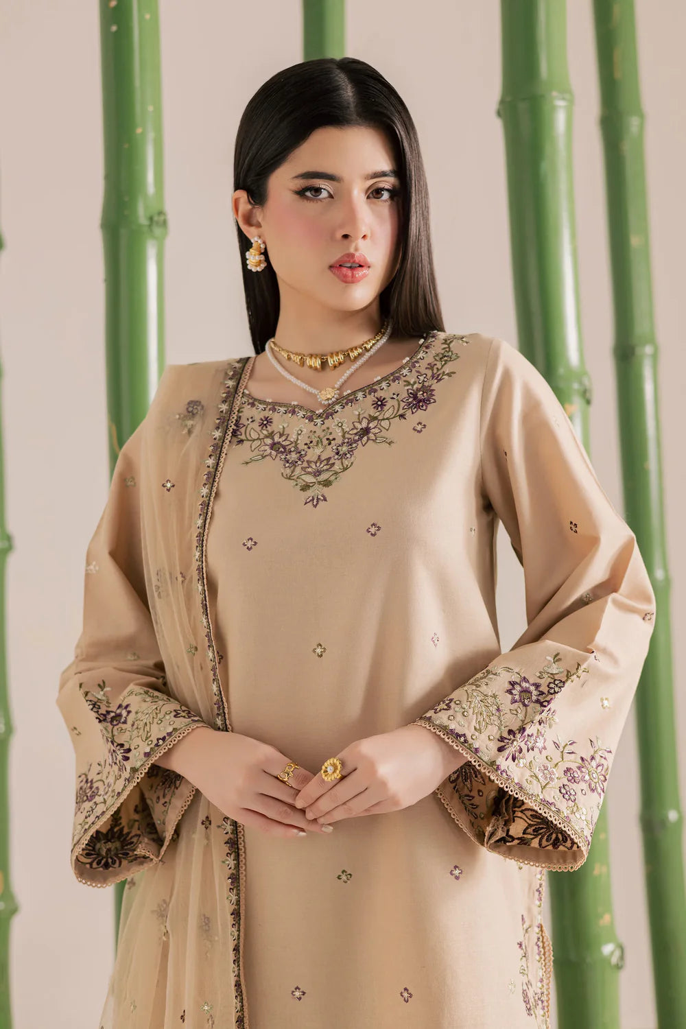 Hastings 3PC Embroidered Dress