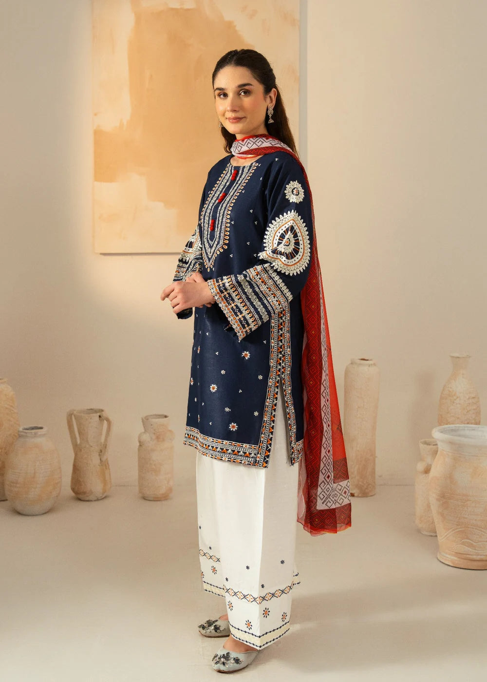 Best Selling - Rangrez - 3 PC Suit